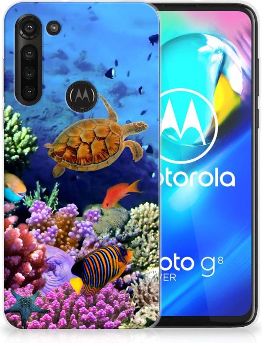 Motorola Moto G8 Power TPU Hoesje Vissen