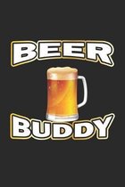 Beer Buddy: Notizbuch Geschenk-Idee - Karo - A5 - 120 Seiten