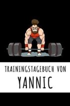 Trainingstagebuch von Yannic: Personalisierter Tagesplaner f�r dein Fitness- und Krafttraining im Fitnessstudio oder Zuhause