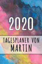 2020 Tagesplaner von Martin: Personalisierter Kalender f�r 2020 mit deinem Vornamen