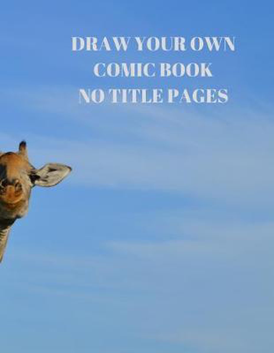 Draw Your Own Comic Book No Title Pages van Larry Sparks