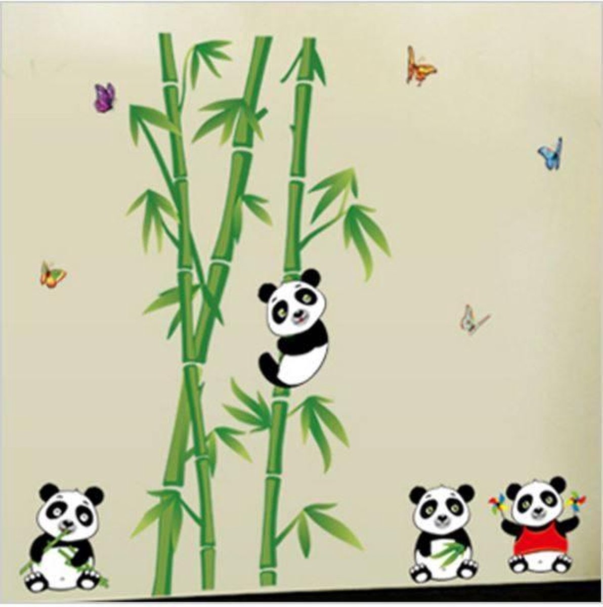 Muursticker4sale Kinderkamer muursticker pandabeer