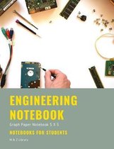 Engineering Notebook: Graph Paper Notebook 5 x 5, Quad Ruled, 100 Pages, 50 Sheets, 7.44'' x 9.69'', Notebook for Students