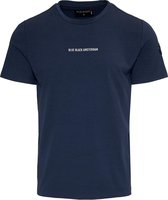 Blue Black Amsterdam TIES Donkerblauw Ronde Hals Heren T-shirt Maat XL