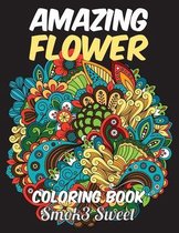 Amazing Flower Coloring Book