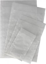 Lindner pergamijn 53 x 78 mm + 14 mm klep (500x) - papier - envelop - envelopjes - zakjes - 100% recyclebaar – glassine