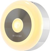 Blitzwolf BW-LT15 - LED Nachtlamp met bewegingssensor - 8,4cm - op batterijen