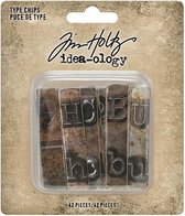 Tim Holtz Idea-ology Type Chips (TH94031)