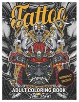 Tattoo Adult Coloring Book Midnight Edition