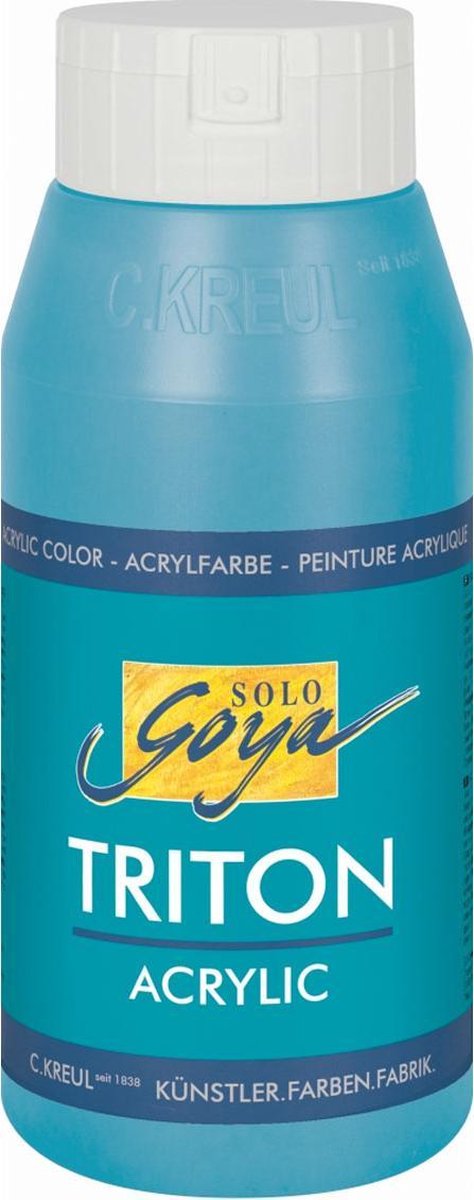 Solo Goya TRITON - Turkooisblauwe Acrylverf – 750ml