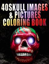 40Skull Images & Pictures Coloring Book