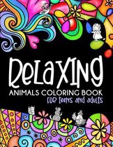 Relaxing Animals Coloring Book