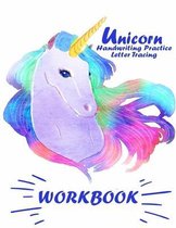 Unicorn Handwriting Practice Letter Tracing Workbook