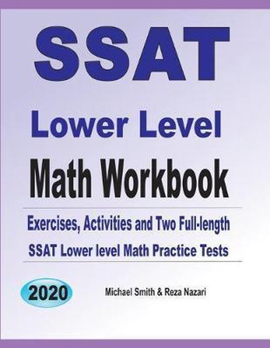 SSAT Lower Level Math Workbook - cover