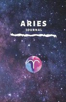 Aries Journal: Zodiac Sign Notebook - Diary - Beautiful 120 Pages Dot Grid Diary with Softcover and Personal Astrological Horoscope S