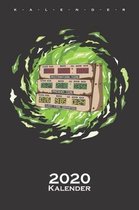 Zeitmaschine Flux Kalender 2020: Jahreskalender für Zeitreise und Science-Fiction Fans