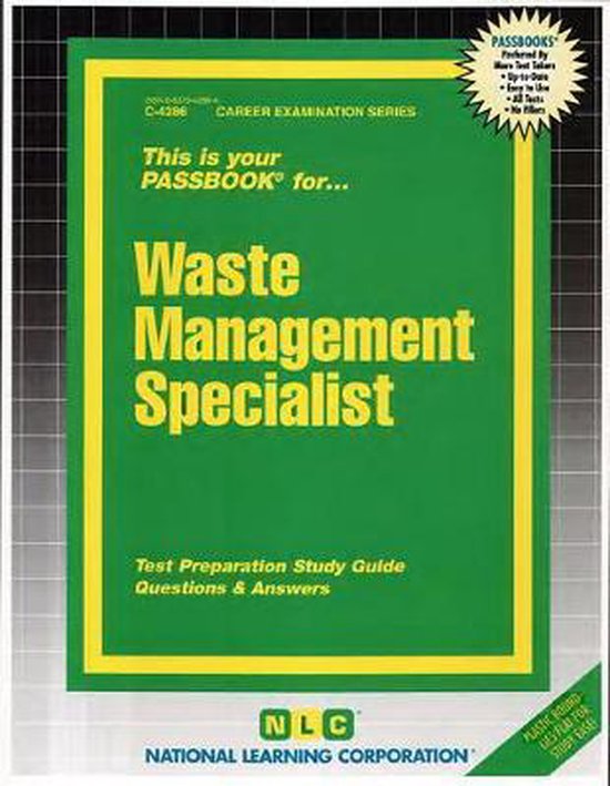 Waste Management Specialist 9780837342863 National Learning