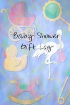 Baby Shower Gift Log: Baby Symbols Cover 6x9