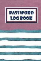 Password Log Book: Logbook To Protect Usernames, Internet Websites and Passwords Kraft And Water Color Cover