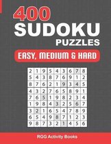 400 SUDOKU PUZZLES Easy, Medium & Hard