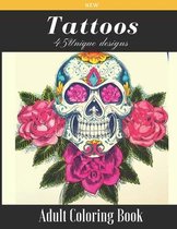 45 Tattoos Unique Designs New Adult Coloring Book