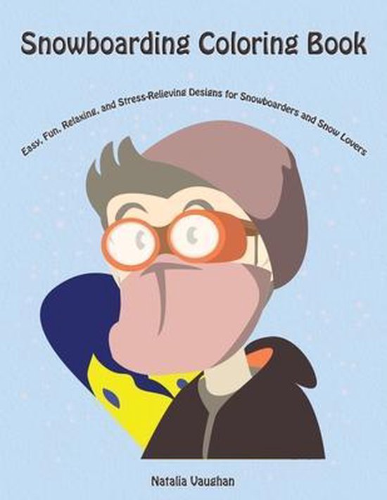 Snowboarding Coloring Book - cover