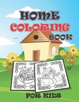 Home Coloring Book for Kids