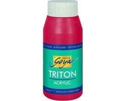 Solo Goya TRITON - Karmijnrode Acrylverf – 750ml