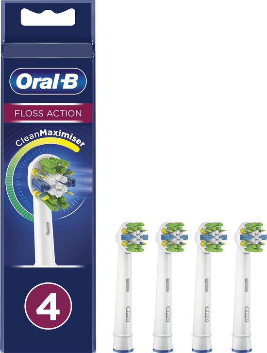 Oral-B - Met CleanMaximiser-technologie - Opzetborstels 4 Stuks bol.com