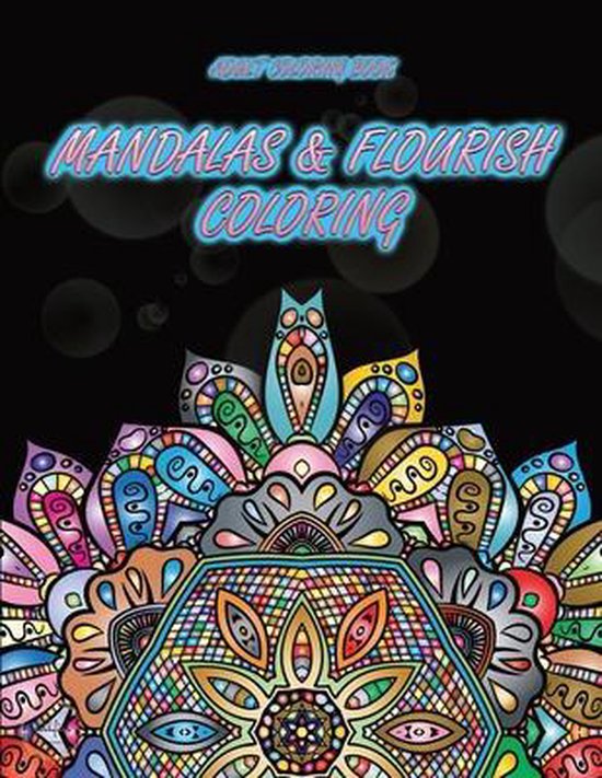 Mandalas and Flourish Coloring - cover