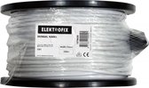 ELEKTROFIX SIGNAAL KABEL 4 X 0,15 MM WIT 200 M