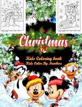 Christmas Kids Coloring Book Kids Color By Numbers