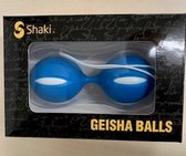 Shaki - Geisha balletjes - Benwa ballen - Vaginale balletjes - Blauw - 71002 blue