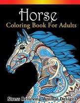 Horse Coloring Book For Adults