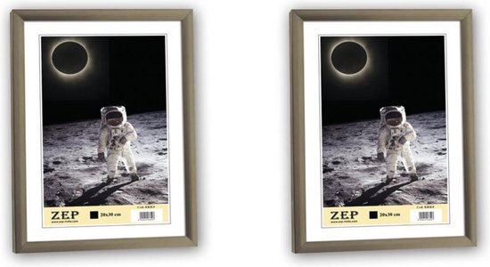 Zep fotolijst - KK2 - Brons - Koper - 13x18 cm - Kunststof - 2 stuks