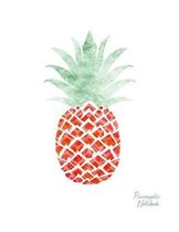 Pineapple Notebook: Lined College Ruled Note Book Paper For Work, Home Or School. Cute Stylish Trendy Notepad Journal For Taking Notes, Di