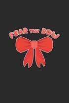 Fear the bow: 6x9 Cheerleading - dotgrid - dot grid paper - notebook - notes