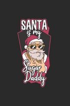 Christmas Santa Sugar Dad Notebook