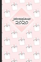 Jahresplaner 2020: Taschenkalender A5 - Terminkalender 2020 - Jahresplaner - Wochenplaner - modisch & schlicht - Organizer