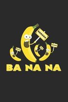 Ba Na Na Banana: 6x9 Banana - grid - squared paper - notebook - notes