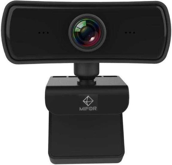 MIFOR® Webcam - 1440p QHD - 4 megapixels - Met microfoon en cameracover - Voor Mac en Windows
