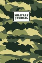 Military Journal: Lined Journal With Writing Prompts Pages Notebook Gift