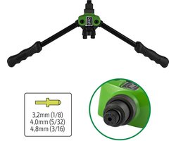 JBM Tools - Popnageltang 2,8 - 3.2 - 4.0 - 4,8 - 6,4 mm -  300mm lang Blindklinktang