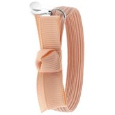 Lucardi Meisjes Armbandje met hanger met plating - Rechthoek - Cadeau - Staal - Zilverkleurig