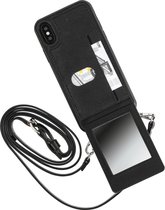 Hama Cross-body-cover Mirror Voor Apple IPhone X/Xs Zwart