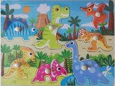 Houten vormpuzzel, dinosuarus, vanaf 3 jaar