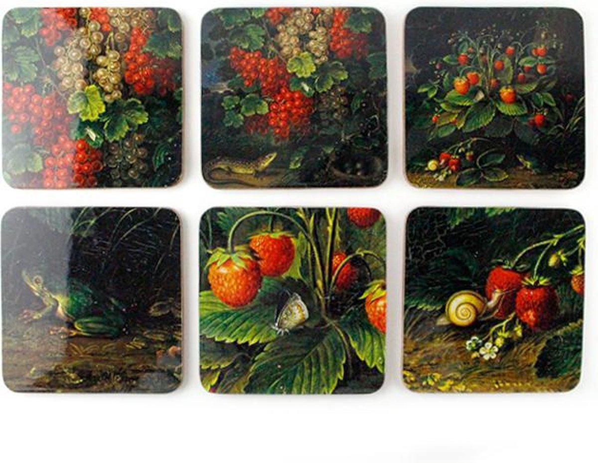Onderzetters , Schlesinger, Aardbeien