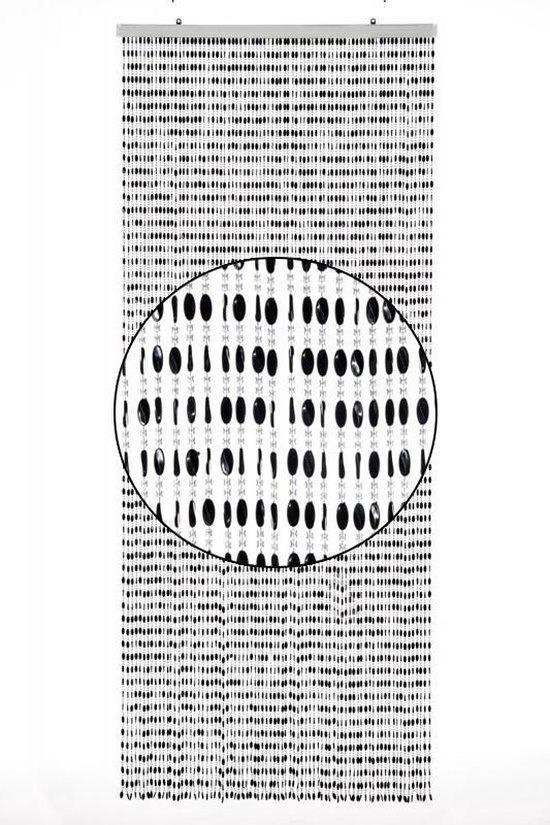 Deurgordijn Charlotte Zwart 100x240cm — afbeelding 4