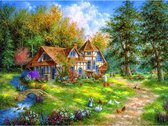 Diamond Painting Volwassenen Kinderen 40x50 Boerderij - Volledig Accesoires Pakket - Hobbypainting.nl®
