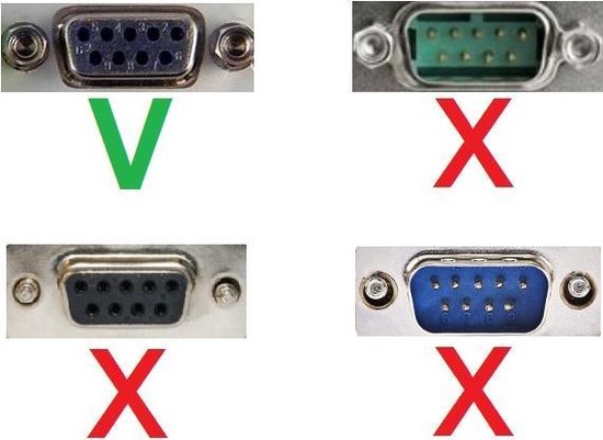 Adaptateur série RS232 Dolphix USB-A (m) vers SUB-D (m) 9 broches